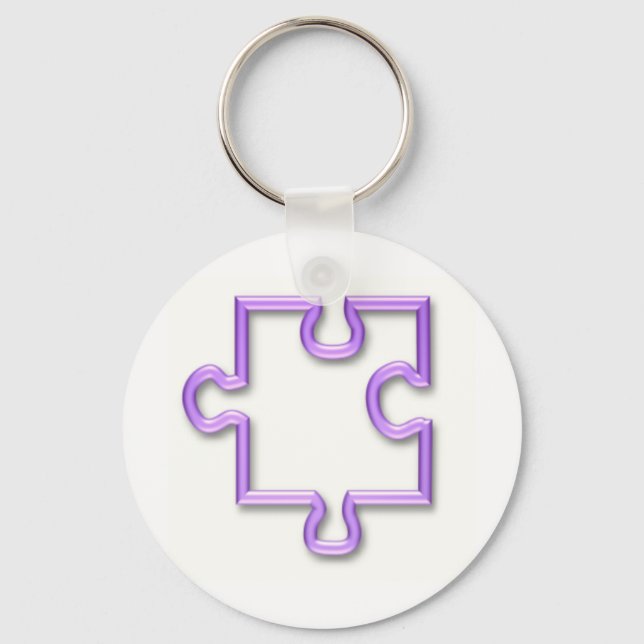 Llavero Jigsaw Cutout Keychain (Anverso)