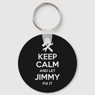 Llavero Jimmy Fix Cita Graciosa Cumpleaños Nombre Personal