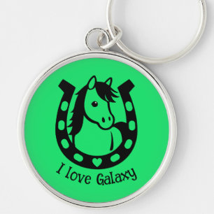 Llavero Jinete del Club de Ponis