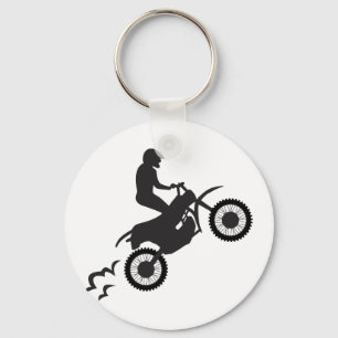 Llavero Jinete del motocrós