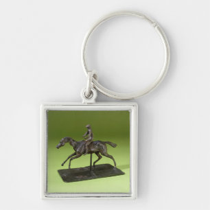 Llavero Jinete en un caballo (bronce)