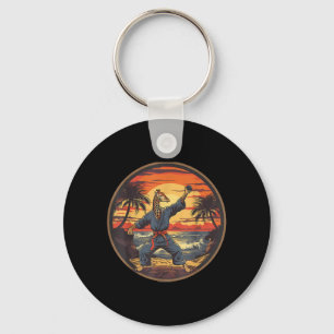 Llavero Jirafa de Karate Animal Mma Taekwondo Artes Marcia