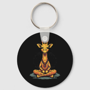 Llavero Jirafa Yoga Meditación Atención plena Zen Namasté 