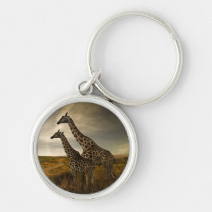 Llavero Jirafas y el paisaje