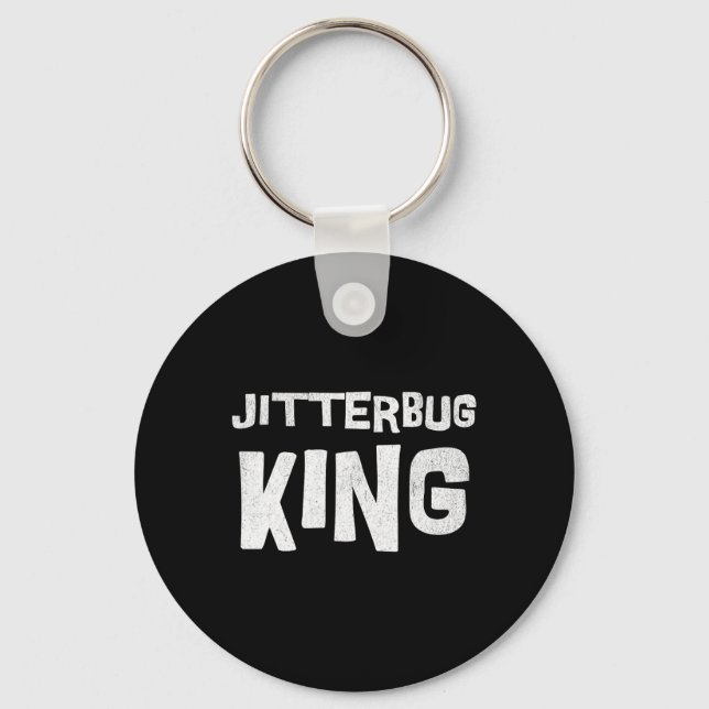 Llavero Jitterbug Dance King Swing Dancing Lindy Hop Danza (Anverso)