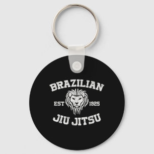 Llavero Jiu Jitsu Brasileño Est 1925 Clásico Cabeza de Leó