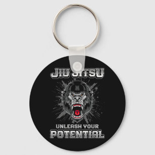 Llavero Jiu Jitsu Brasileño MMA y Grappling BJJ Enojado