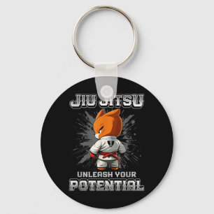 Llavero Jiu Jitsu Brasileño MMA y Grappling BJJ Fox