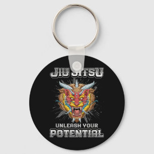 Llavero Jiu Jitsu Brasileño MMA y Grappling BJJ León