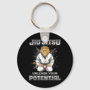 Llavero Jiu Jitsu Brasileño MMA y Grappling BJJ León