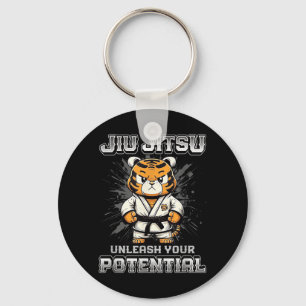 Llavero Jiu Jitsu Brasileño MMA y Grappling BJJ Tigre