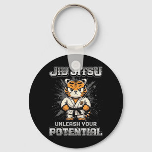 Llavero Jiu Jitsu Brasileño MMA y Grappling BJJ Tigre