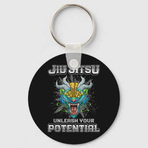 Llavero Jiu Jitsu Brasileño MMA y Grappling BJJ Tigre
