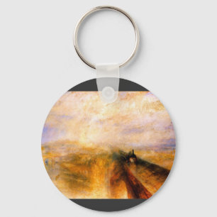 Llavero JMW Turner - vapor de la lluvia y apresuran el