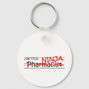 Llavero Job Title Ninja - Farmacéutico