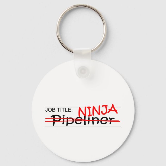 Llavero Job Title Ninja - Pipeliner (Anverso)