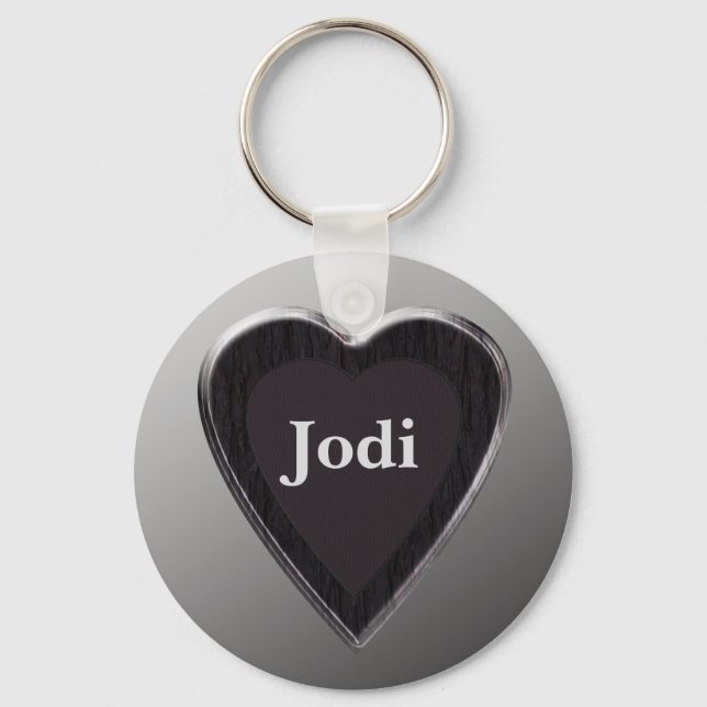 Llavero Jodi Heart Keychain por 369MyName (Anverso)