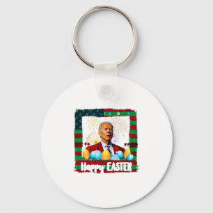 Llavero Joe Biden Divertido Feliz Pascua Confundido 4 De J