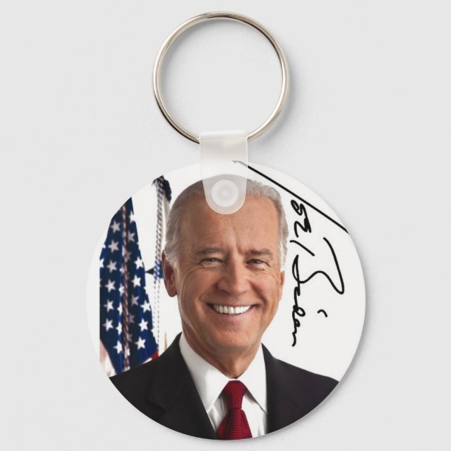 Llavero Joe Biden Signature Keychain (Anverso)