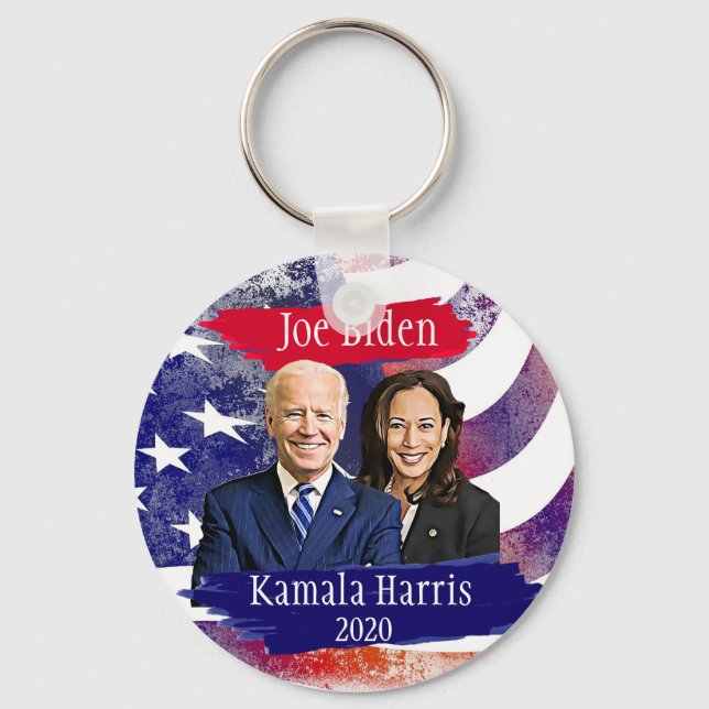 Llavero Joe Biden y Kamala Harris 2020 Auto electoral (Anverso)