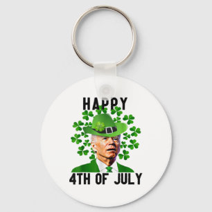 Llavero Joe Feliz 4 De Julio Confundido Divertido Biden Dí