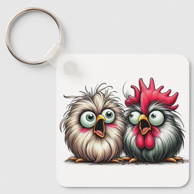 Llavero "Joe & Flo Baby Silkies" Aluminum Keychain (Anverso)