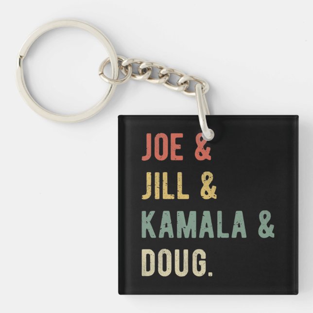 Llavero Joe & Jill & Kamala & Doug I (Frente)