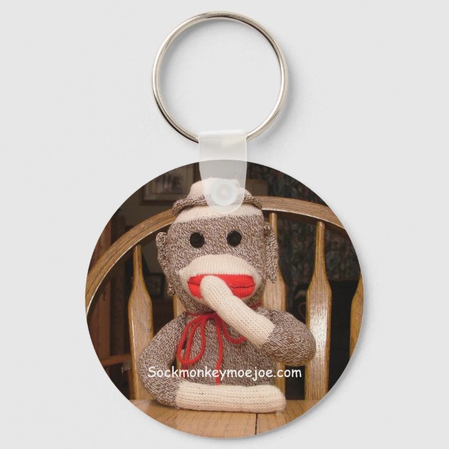 Llavero Joe Sock Monkey Keychain (Anverso)