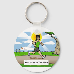 Llavero Jogger personalizado, corredora - Personalizado fe