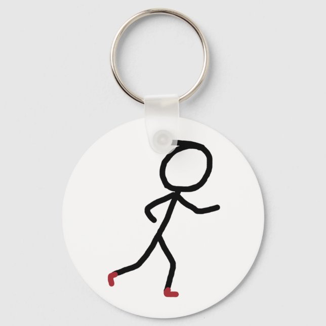 Llavero Jogging Stickman (Anverso)