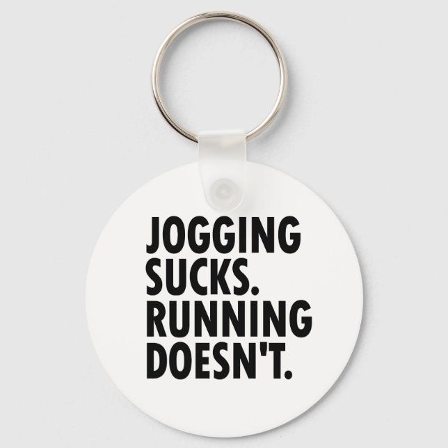Llavero Jogging Sucks. Correr no. (Anverso)