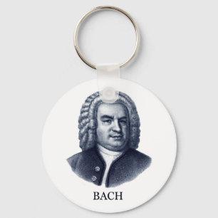 Llavero Johann Sebastian Bach, azul
