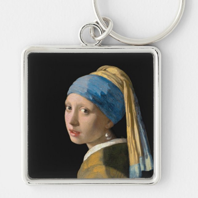 Llavero Johannes Vermeer, Chica de Pearl Earring (Frente)