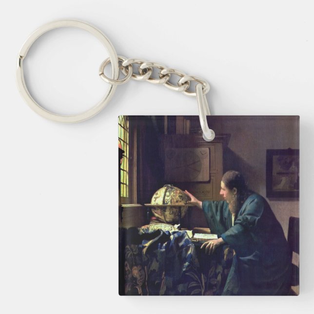 Llavero Johannes Vermeer - El astrónomo (Frente)