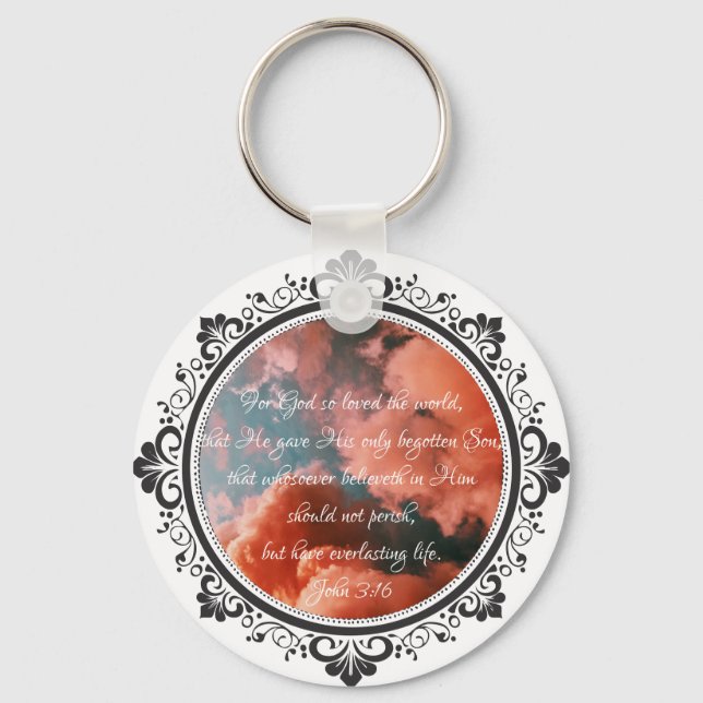 Llavero John 3:16 Keychain (Anverso)
