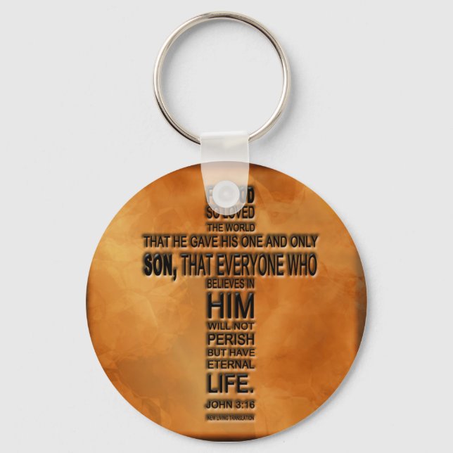 Llavero John 3:16 Keychain (Anverso)