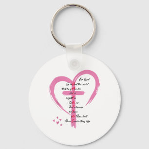 Llavero John 3_16 Por Dios Tan Amado El Mundo Valentines C
