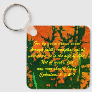 Llavero John 3:16 y Efesios2:8 y 9 Verdad de la Biblia Key
