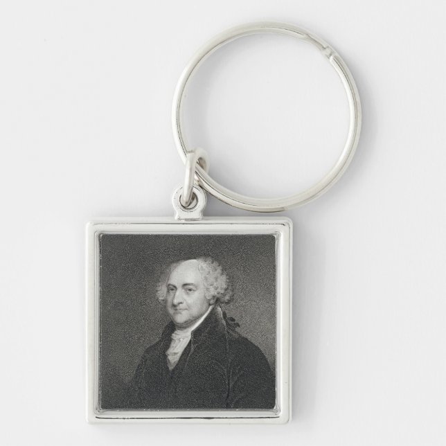 Llavero John Adams, grabado por James Barton Longacre (179 (Frente)