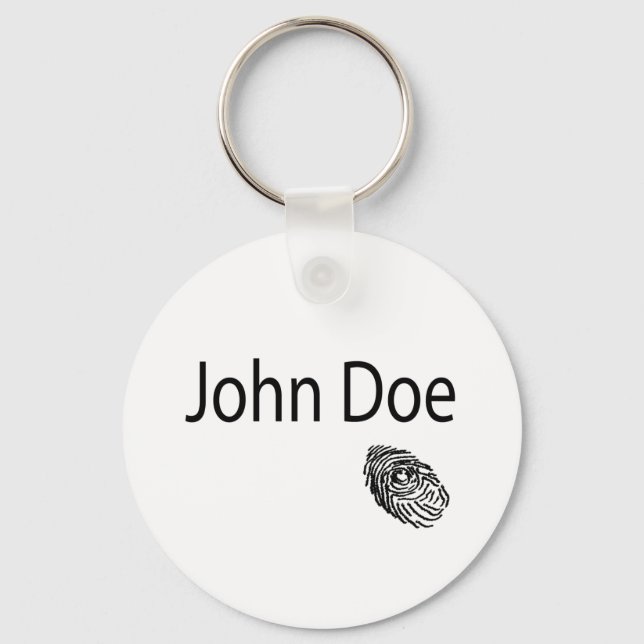Llavero John Doe FIngerprint (Anverso)