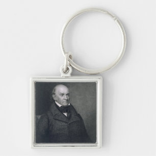 Llavero John Quincy Adams, grabado por John Wesley Paradis