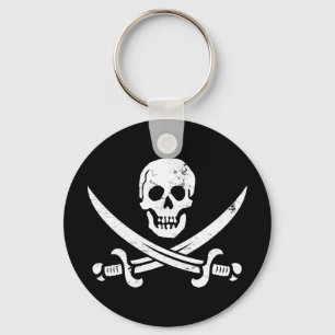 Llavero John Rackham (Calico Jack) Bandera Pirata Jolly Ro