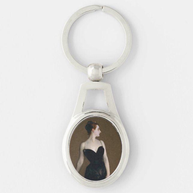 Llavero John Singer Sargent Madame X Classic Retrato (Anverso)