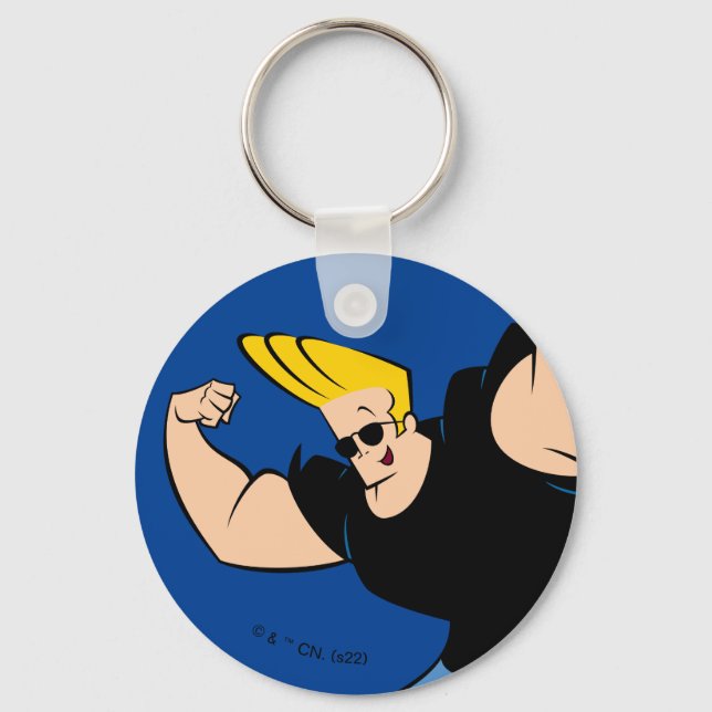 Llavero Johnny Bravo Iconic Pose (Anverso)
