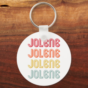 Llavero JOLENE Gift Name Personalized Retro Vintage 80s 90