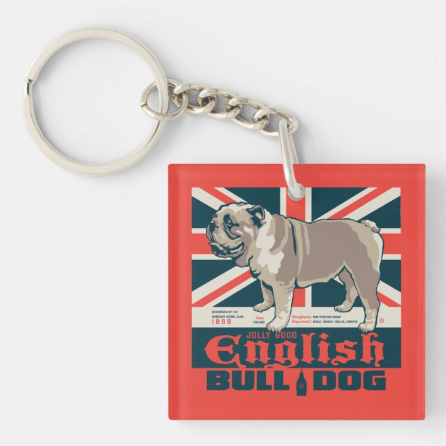 Llavero Jolly Good English Bulldog (Frente)