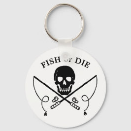 Llavero Jolly Roger Fisherman Pirate Keychain