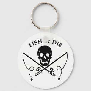 Llavero Jolly Roger Fisherman Pirate Keychain