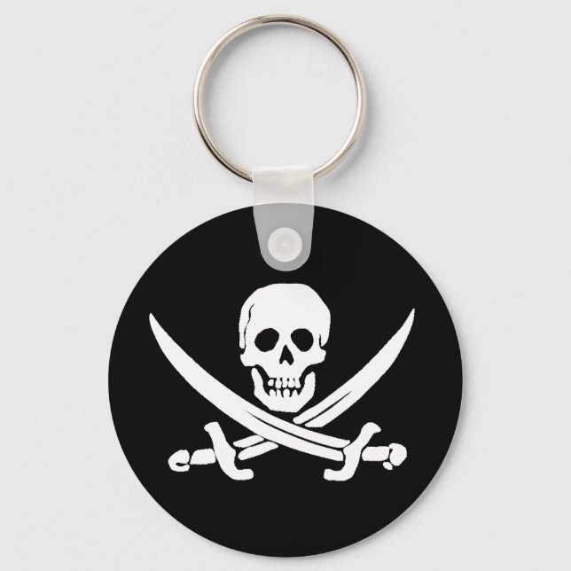 Llavero Jolly Roger Sword Pirate Keychain (Anverso)