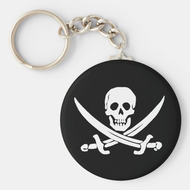 Llavero Jolly Roger Sword Pirate Keychain (Frente)
